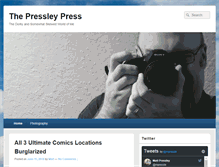 Tablet Screenshot of pressleypress.com